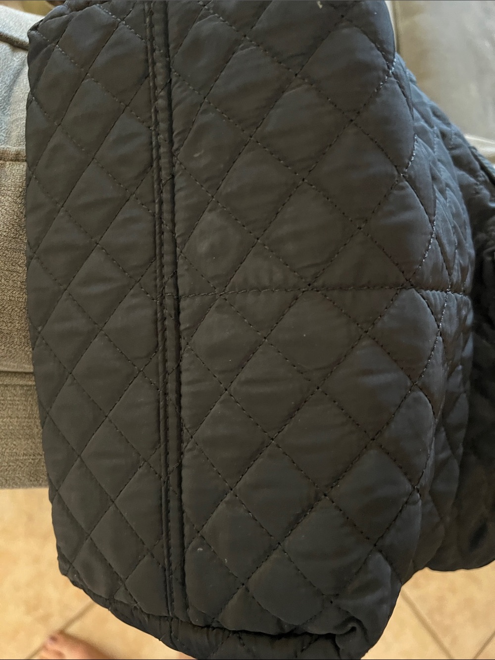 AB by Alexis Bendel Quilted Black Tote - Picture 7 of 7